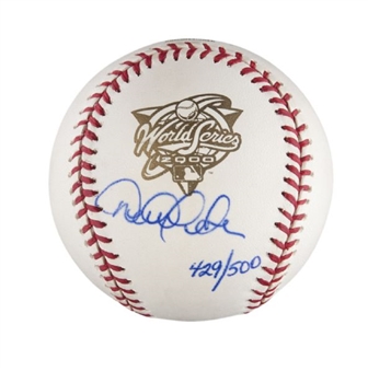 Derek Jeter Single-Signed Limited Edition 2000 World Series Baseball (Steiner)